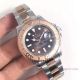 Swiss Replica Rolex Yachtmaster 2-T Rose Gold Chocolate Face Watch AR Factory (2)_th.jpg
